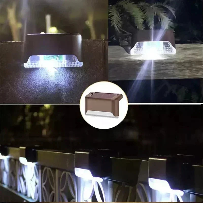 Solar LED Outdoor Step Lights – Waterproof Stair & Deck Lighting CoolNest