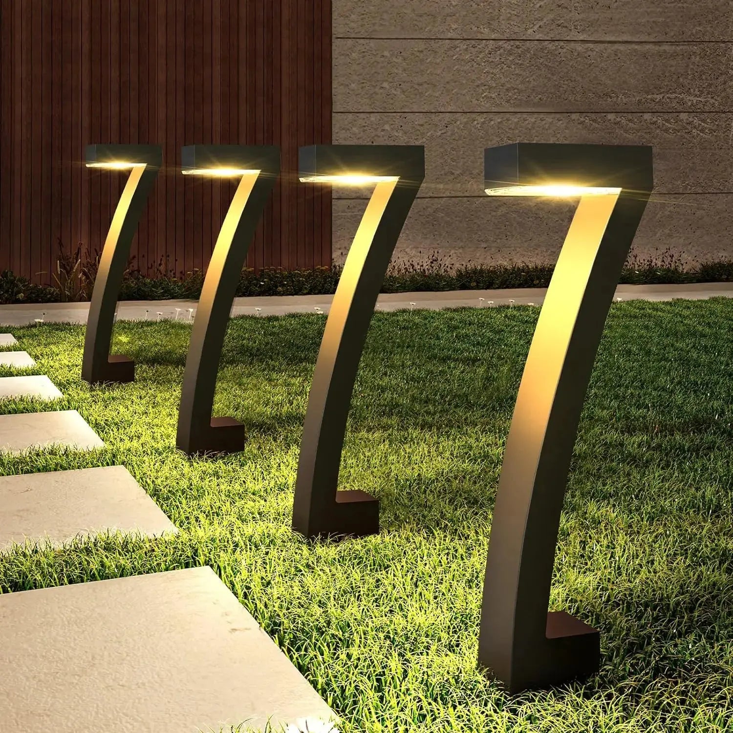 6-Pack Solar Pathway Lights – Modern LED Landscape Garden Lights CoolNest
