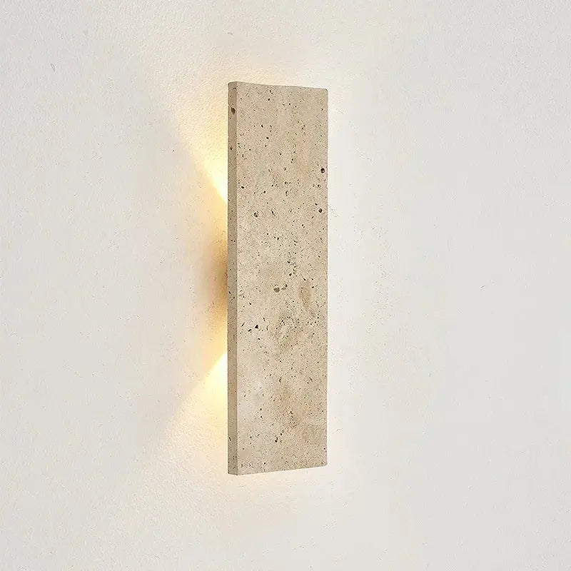 Modern Natural Stone LED Wall Light – Waterproof Outdoor Up & Down Wall Lamp CoolNest