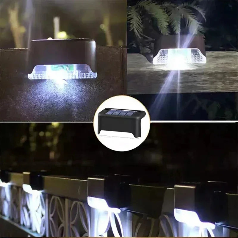 Solar LED Outdoor Step Lights – Waterproof Stair & Deck Lighting CoolNest